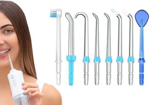 8-Piece Nozzle Set For Waterpik Water Flosser And Dental Flosser