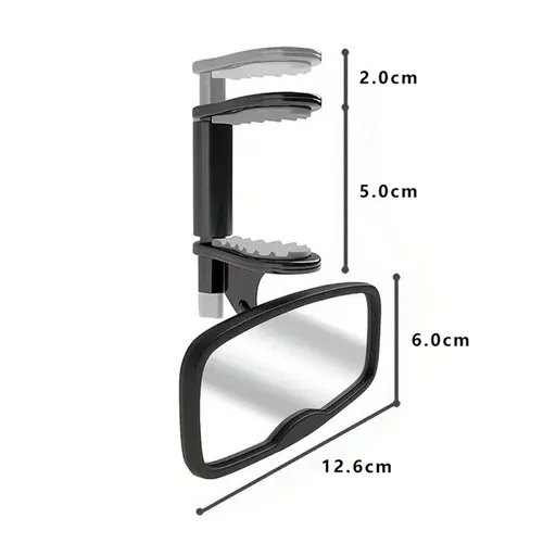 Forward Facing Baby Car Mirror - Clip On Car Mirror for Baby, Shatterproof & Shakeproof, Newborn Essentials