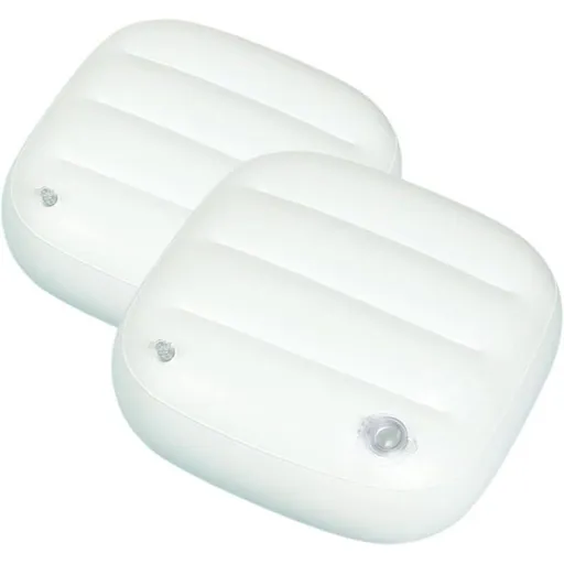 2 Pcs Spa Booster Seat Bathroom, Inflatable Spa Booster Seat Inflatable Spa Cushion for Home Bathtubs, 40x38x16cm