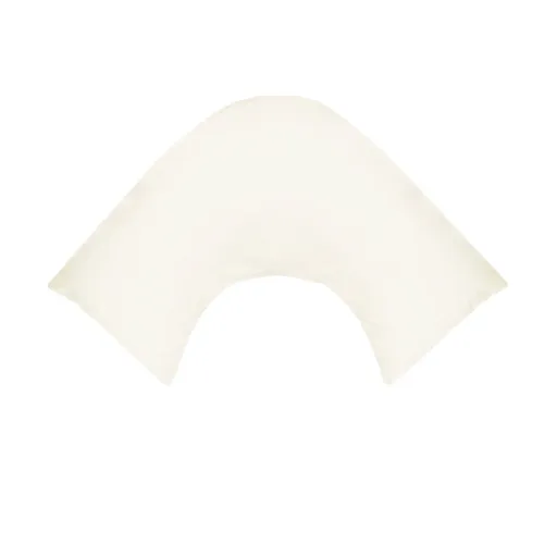 280TC Polyester Cotton V Shape Pillowcase Ivory