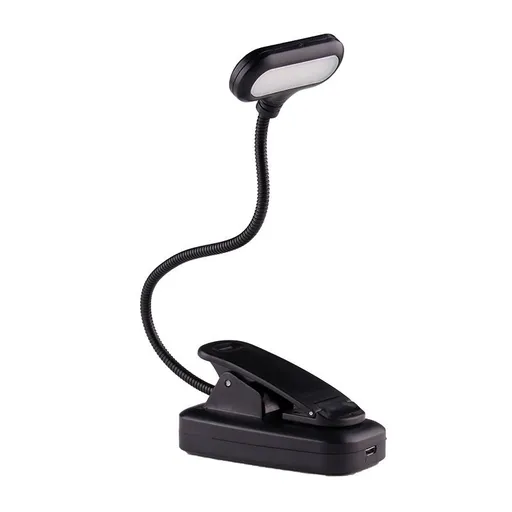Creative clip desk lamp, dormitory bedroom bedside table lamp, student learning eye protection desk lamp
