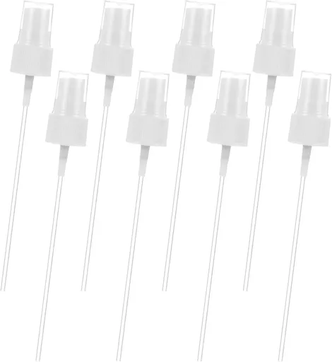 8 Pcs Spray Cap for Glycolic Acid, Spray Tops for Toner Bottles (White)