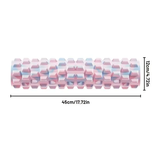 Pink foam roller, muscle recovery, fitness accessory, deep tissue massage, post-workout relief, textured foam roller, Australia