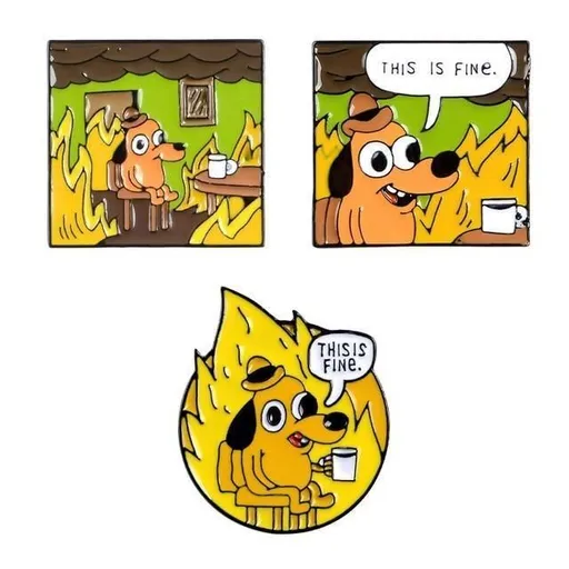 House Of Dasein This Is Fine Enamel Pin - Brown - Type 1