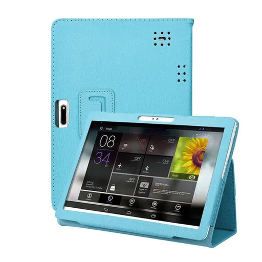 Universal PU Leather Tablet Case for 10.1 inch Android Tablets, Protective Folio Cover with Stand and Magnetic Closure, Pattern 02