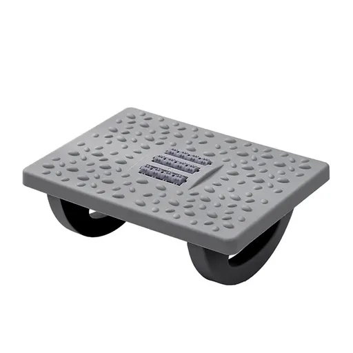 Foot Rest Stool Office Computer Desk Footrest Comfort with Massage Point Household - Grey