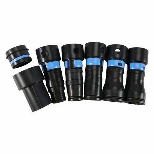 Quick Click Expanded Power Tool Adapter Set for Dust Collection,Most Woodworking Power Tools,,and Shop Vacuums