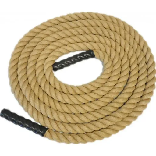 Sisal Battle Rope – 2" Thick Fitness Power Training Rope, 15 metres