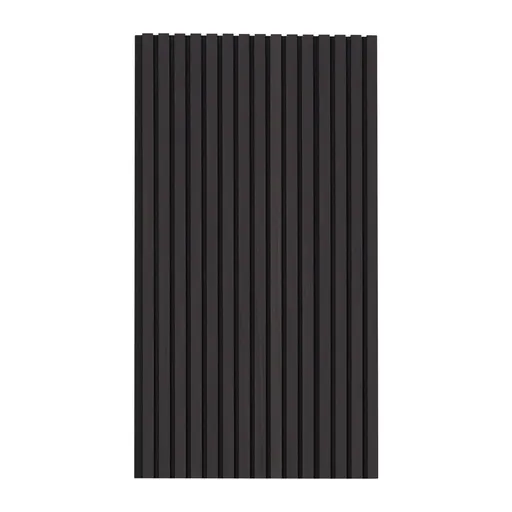 Wood Slat Acoustic Panels 23.6 x 47.2 inch for Modern Wall Decor Black Oak