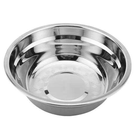 26cm Stainless Steel Basin Mixing Bowl Thicken Heavy Duty Deeper Edge Mirror Finish Salad Bowl