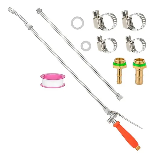 Replacement Sprayer Wand, 41 INCH Pump Sprays Wand with Stainless Steel Extension Tubes, 1/4" 3/8" Brass Barbs Garden