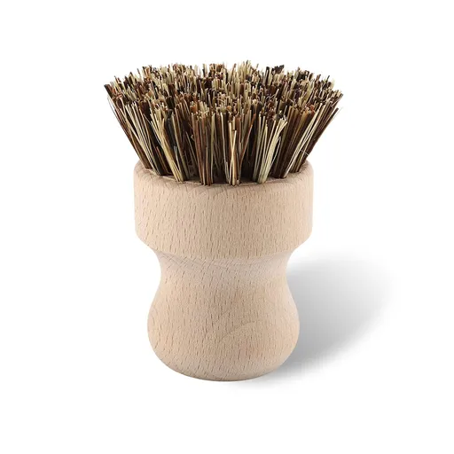 Potato Scrubber, Soft Bristles Mushroom Cleaning Brush Fruit and Vegetable Brush Scrubber Mini Dish Brush with Wooden Handle
