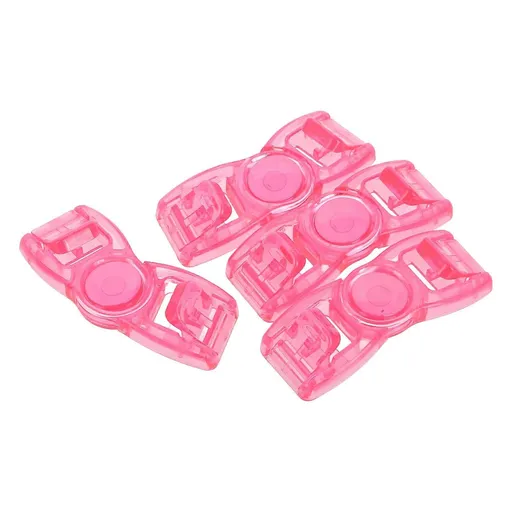4 Pack Swimming Goggle Buckles, Replacement Straps Clips and Buttons, Rosy