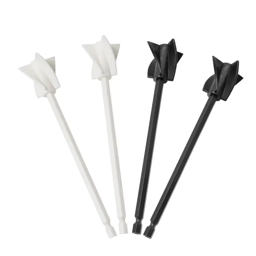 4 Pcs Epoxy Mixer Attachment for Drill to Mix Epoxy Resin Paint Ceramic Glaze and Reduce Bubbles Reusable Paint