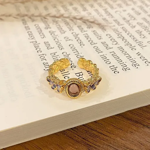Luxury Enamel Drip‑Paint Open Statement Ring | Halloween Daily Present | Elegant Versatile Women Finger Band