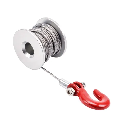 25T Steering Gear Servo Winch Wheel Compatible with 1/10 RC Crawler Car Silver