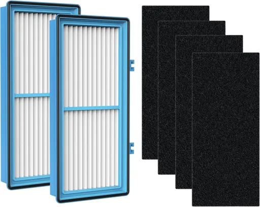AER1 Filter Replacement for Holmes Air Purifier HAPF30AT HAP242-NUC, Odors Dust VOCs Remover, Total Air 2 True HEPA 4 Carbon Booster, 1.2 x 10 x 4.6 Inches
