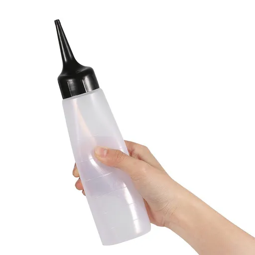 Shampoo Bottle, Hair Salon Large Capacity Hairdressing Refillable Container Spray Shampoo Pot anti-side leakage and anti-slip down