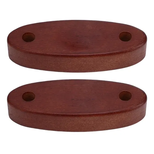 2pcs Wooden Tent Rope Buckle 8mm Windproof Rope Buckle Rope Adjustment Accessories for Camping