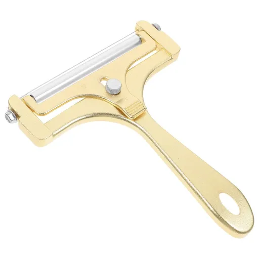 Adjustable Handheld Cheese Slicer Cutter for Kitchen - Easy Cheese Block Cutting Tool with Comfortable Grip