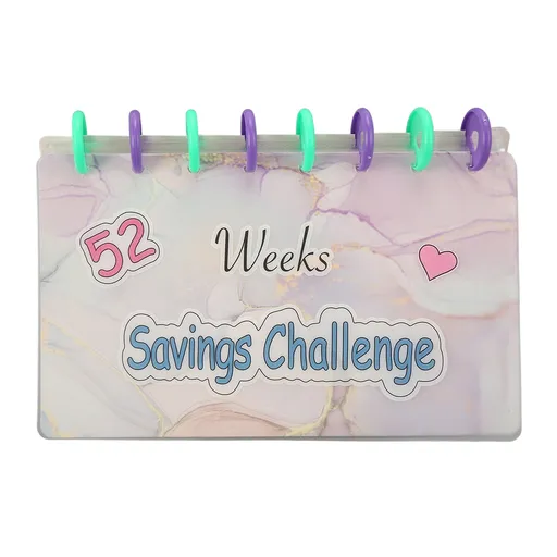 Savings Binder 52 Week Savings Challenge Money Book Fun Budget Binder Book Organizer with Cash Envelopes