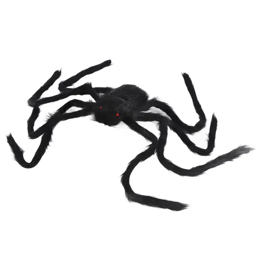 Spiders Halloween Decor Terrible Reusable Black Giant Spider Halloween Decoration for Indoor Outdoor90cm
