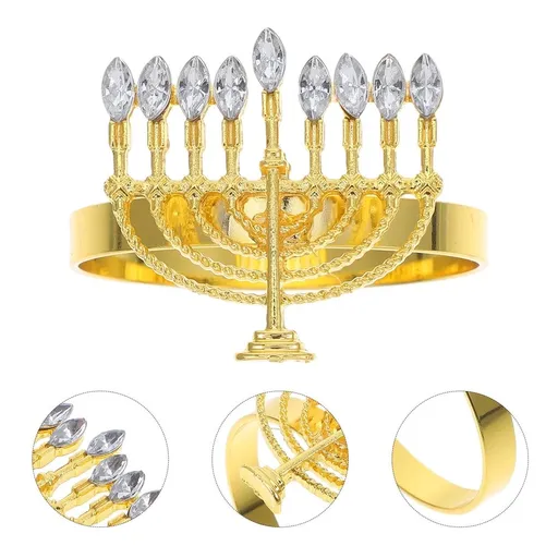 Set of 6 Alloy Napkin for Elegant Table Decor, Party Settings, and Special Occasion Dining