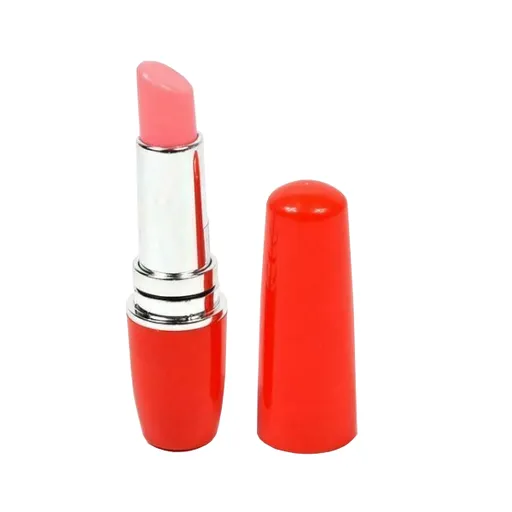 House Of Dasein Mini Vibrator Novelty Lipstick Clitoris Stimulator Discreet Massager - Red