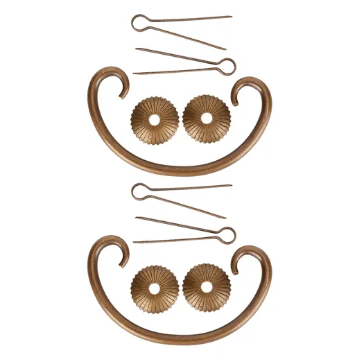2 Set Drawer Drawer Pulls Chinese Style Antique Copper Handle Cabinet Hardware Accessory