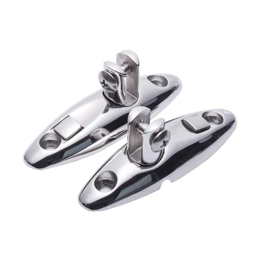 Boat Top Swivel HingeStainless Steel Deck Side Mount Quick Release Hinge,Marine Hardware Accessories,Include Screws, Pack of 2