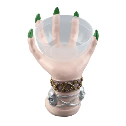 Halloween Witch Hands Snack Bowl Stand Snack Basket Resin Desktop Ornament for Halloween Festival Xmas Party Home Party