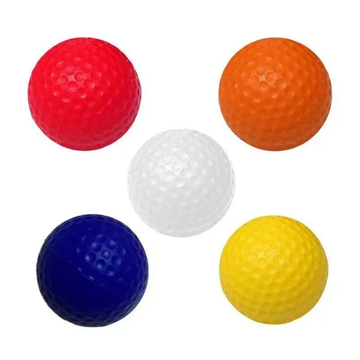 Indoor Outdoor Golf Training Foam Balls 12 Pack PU Soft Practice Accessories - Mixed