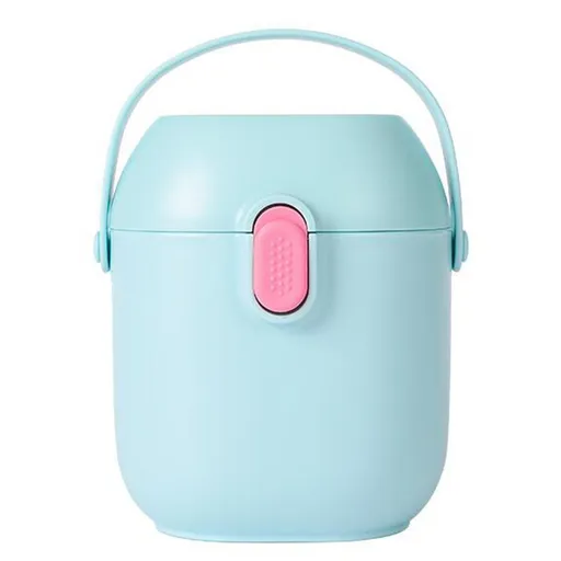 Portable Baby Formula Container, Travel Milk Powder and Snack Storage Box for Baby Bottles, Candy, Fruit and Kids, Blue
