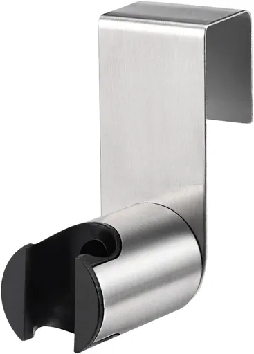 Stainless Steel+ABS Holder Hook Hanger for Hand Shower Toilet Bidet Sprayer Brushed Nickel