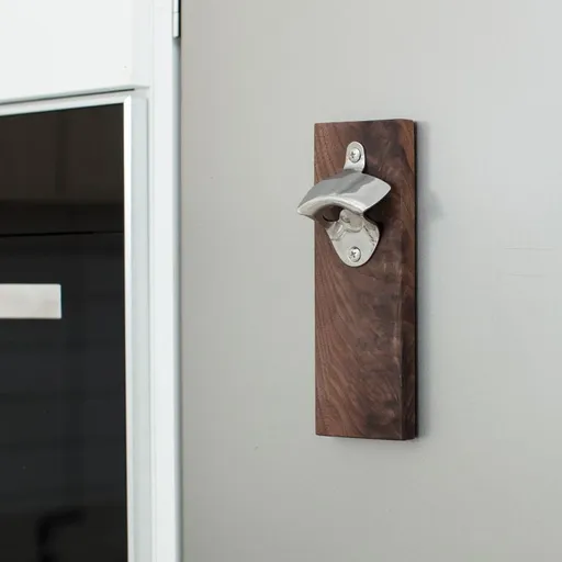 "Bottle Opener Wall Mounted, Beer Bottle Opener Bottle Opener - Wall-Mounted, Refrigerator Magnet (2pcs)