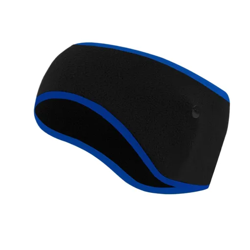 Winter Fleece Ear Warmer Headband with Button Straps for Running Cycling Hiking Outdoor Sports