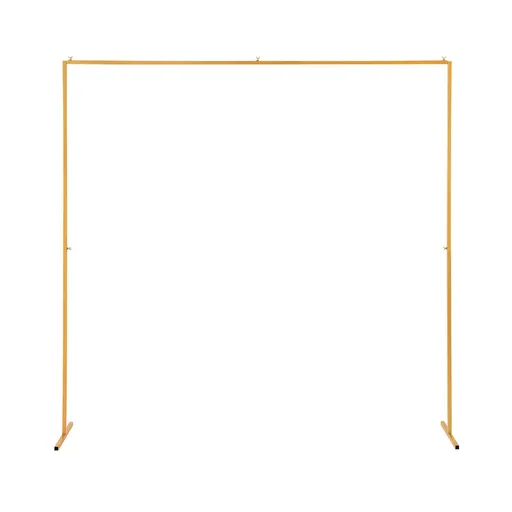 2M Backdrop Stand Wedding Background Decoration Party Flower Balloon Display Golden
