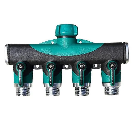 Water Hose Splitter - 2-Way Hose Manifold with Leak-Proof Connector Valves