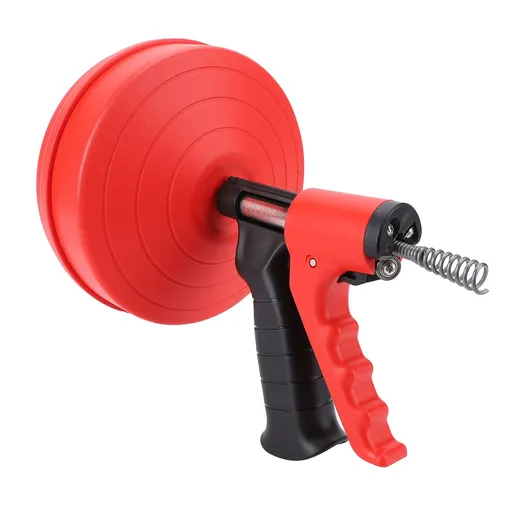 Plumbing Snake 2 Modes Efficient 65 Manganese Steel Spring Drain Clog Remover for Kitchen Toilet 10m Spring