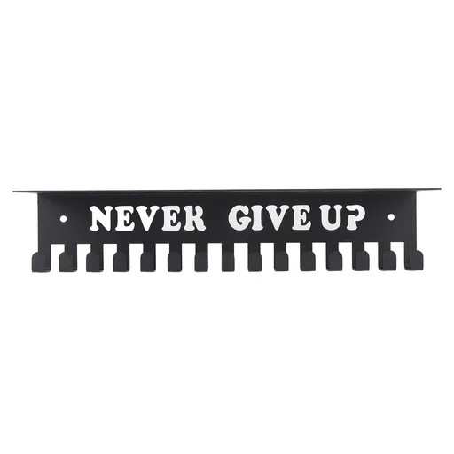 Medal Hanger Wall Mount Metal Multiple Hooks High Load Bearing Trophy Shelf for Home Entryway S