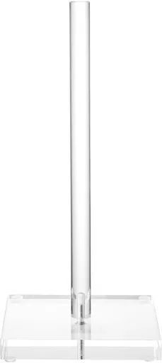 Transparent Acrylic Paper Towel Stand Holder, Freestanding Tabletop Roll Paper Tower Holder, Countertop Paper Towel Dispenser for Kitchen, Bathroom, Coffee Table