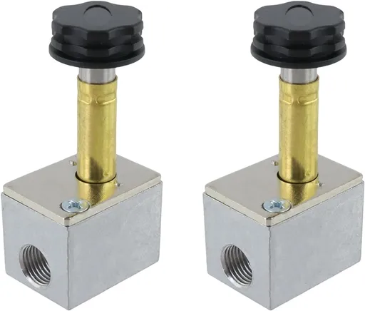 Electric Solenoid One Way Air Valve Body Aluminum Power-Off Vent Exhaust Valves Body for Air Compresspr
