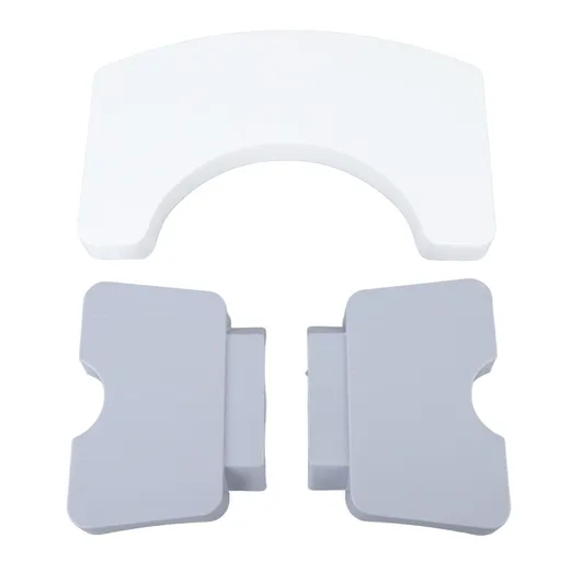Foldable Toilet Potty Stool PP Portable Squatting Potty Foot Stool for Healthy Gifts Travel White