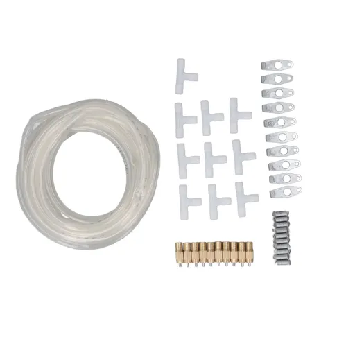 Rabbit Water Nipple Drinker with Transparent 0.3in 16.4ft Hose All Copper Easy to Install Automatic Rabbit Watering System for Cage
