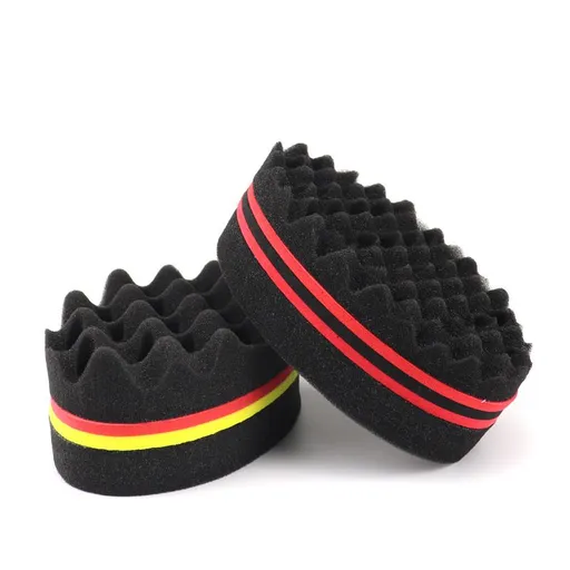 2 Pcs Holes Hair Twist Sponge,Curl Sponge Brushes for Locking Afro Curl Coil Comb Care Tool Hair Sponge Brush – Perfect