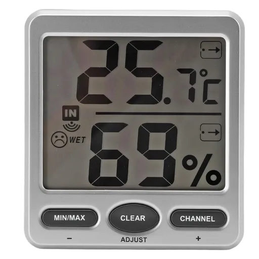 Room Thermometer Large Screen Comfort Level Indicator 24 Hours Record High Accuracy Humidity Sensor for Indoor Outdoor