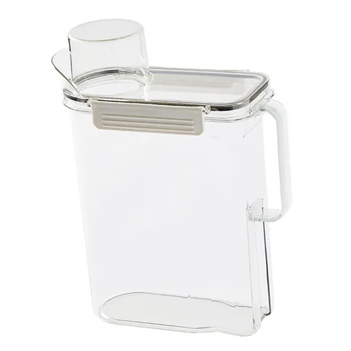 Liquid Laundry Detergent Dispenser for Laundry Room Organization Storage Large Capacity Laundry Detergent Powder Container with Lid Plastic