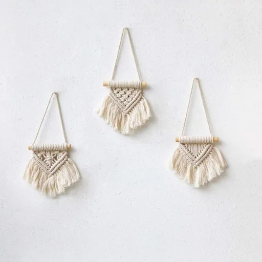 Wall Hanging 3 Pack Boho Art Woven Wall Decor Home Chic Decoration for Bedroom Living Room Apartment Gallery,