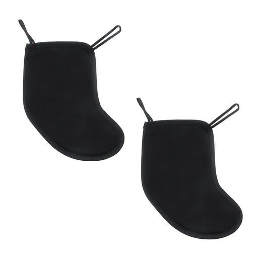 2 Pcs Violin Chinrest Pad 1/2 1/4 Cotton Chin Rest Cover Violin Shoulder to Practice, Black （Style 2)