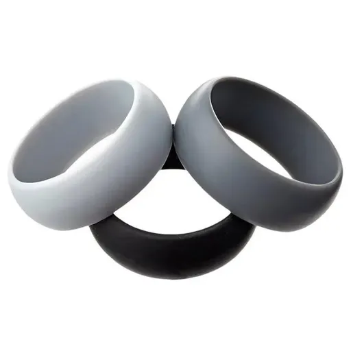 Silicone Rubber Ring Bands 3Pcs - 11
